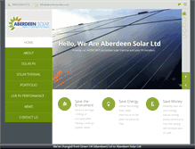 Tablet Screenshot of aberdeensolar.com